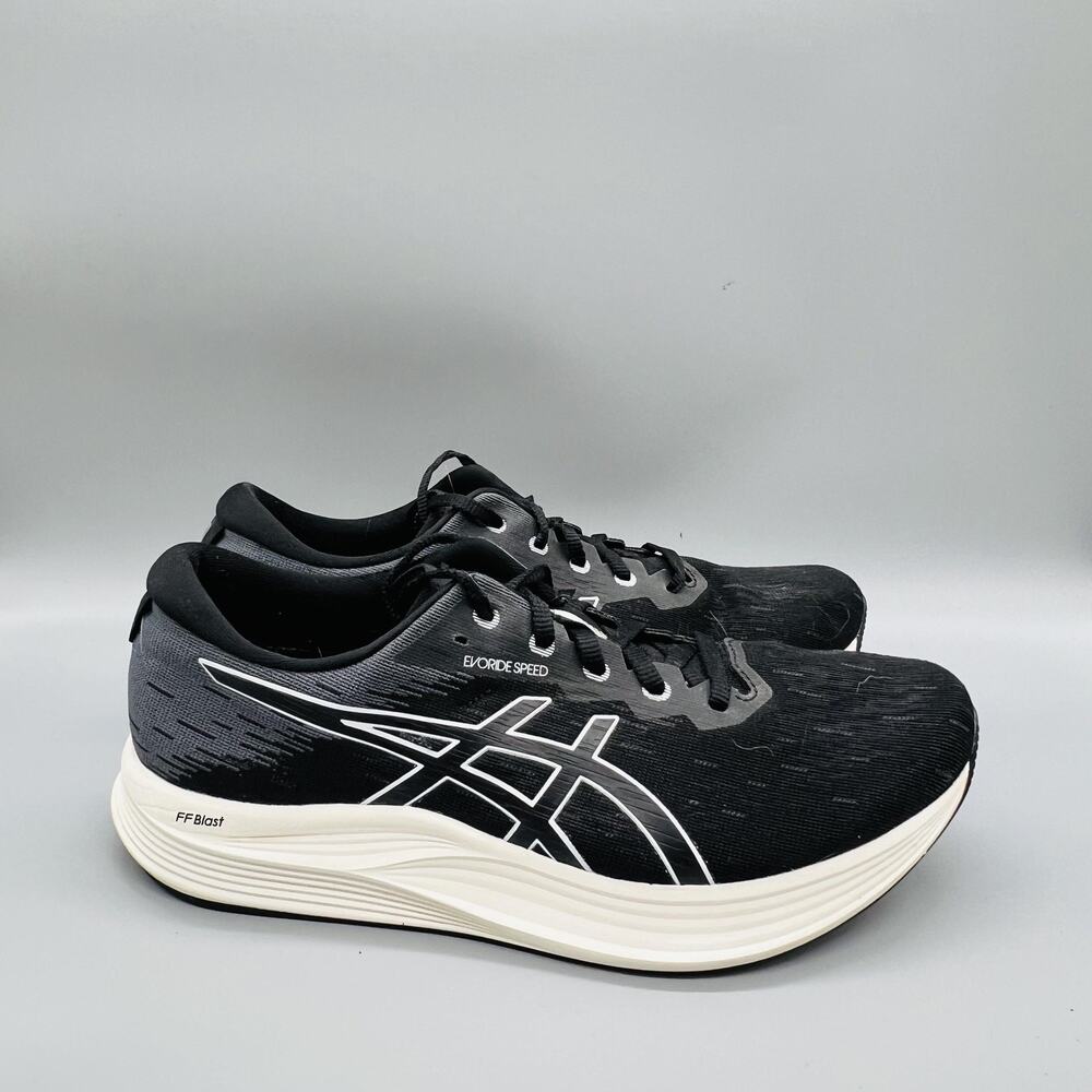 ASICS Shoes Mens 11 Black Mesh Evoride Speed 2 Running Athletic Sneakers Comfort